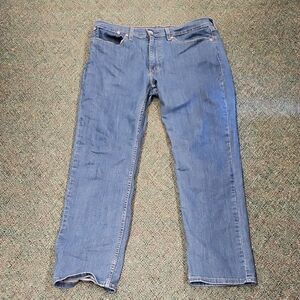 Classic Men's Levi's Blue Straight-Leg Jeans